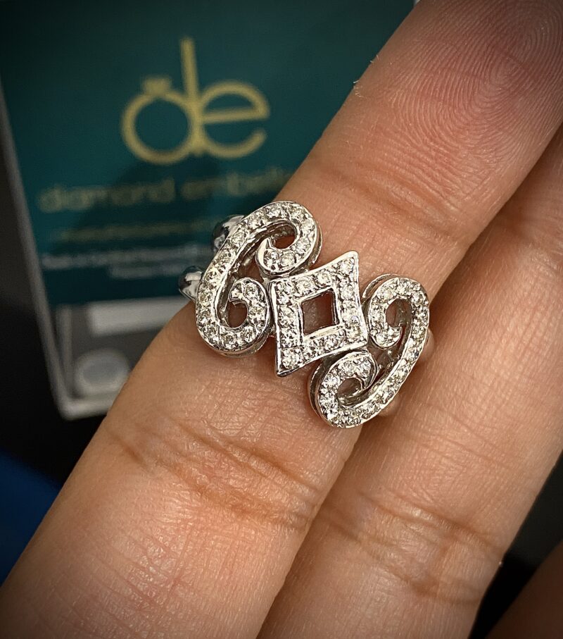 White Gold Natural Diamond Ring