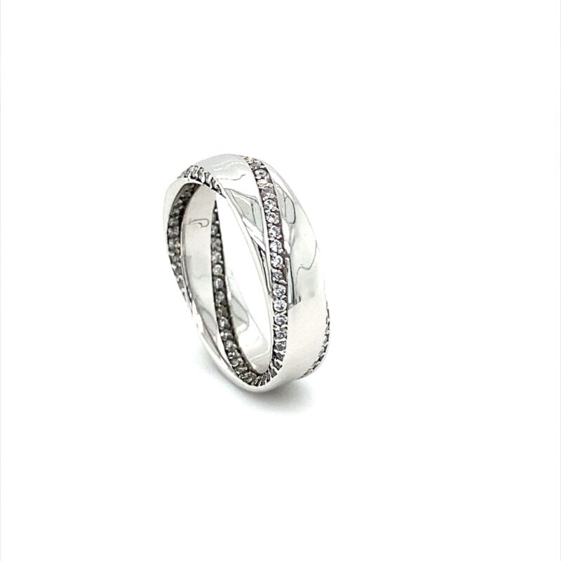 White Gold Natural Diamond Ring