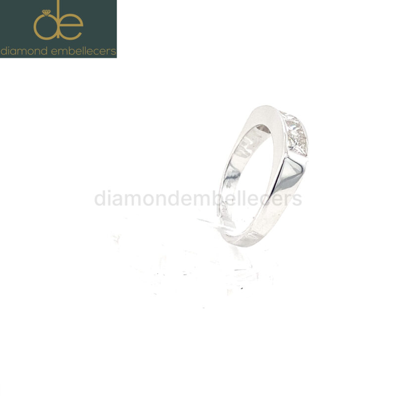 18K White Gold 0.80ct Natural Diamond Ring