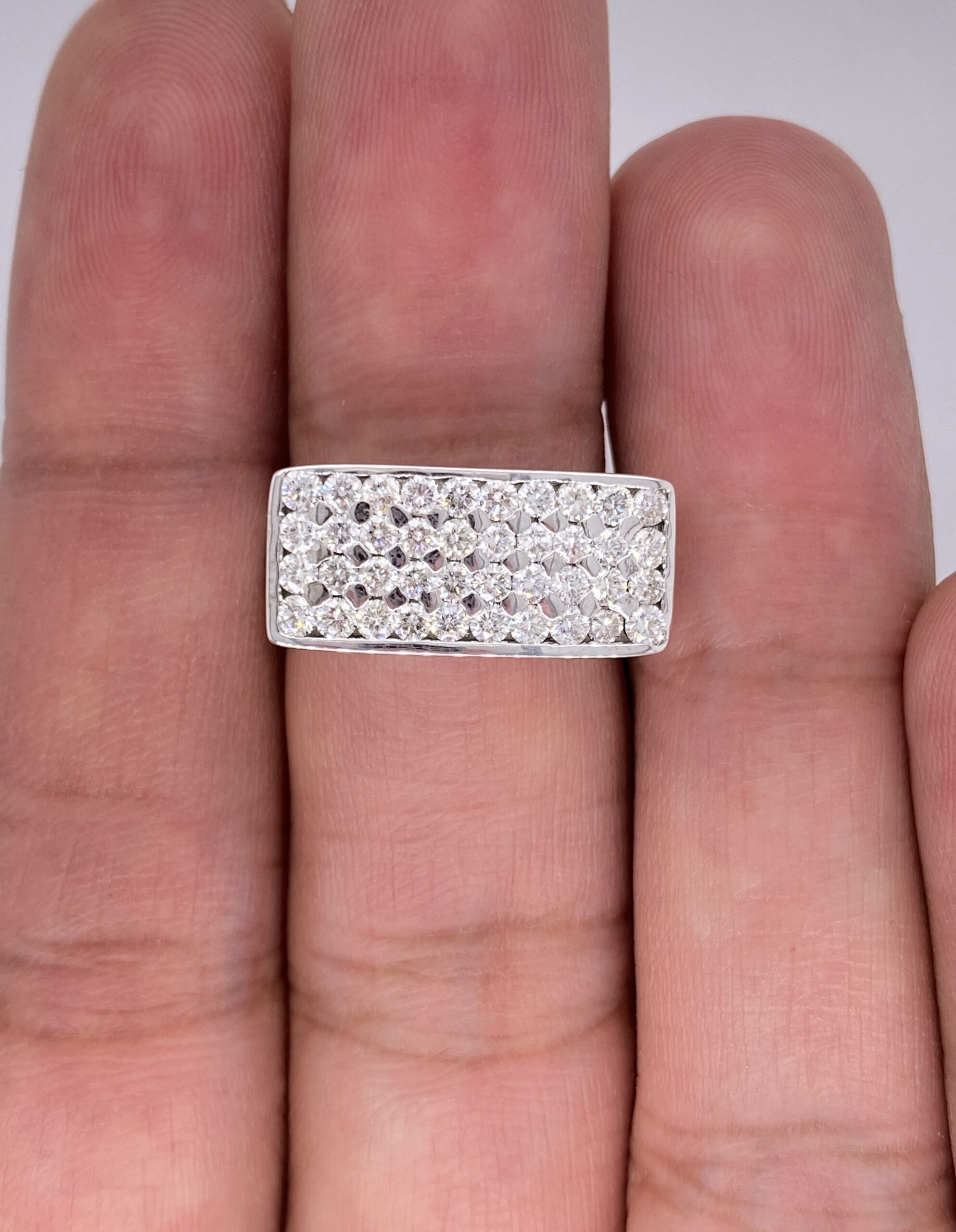 18K White Gold 1.2ct Natural Diamond Ring - Image 3