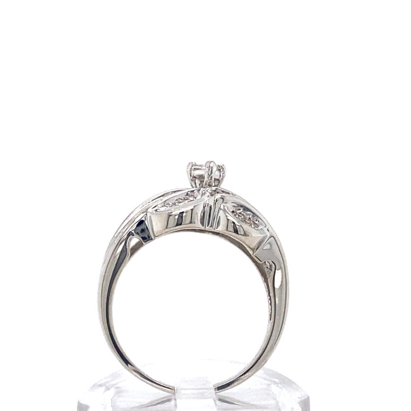 White Gold 0.75ct Natural Diamond Ring