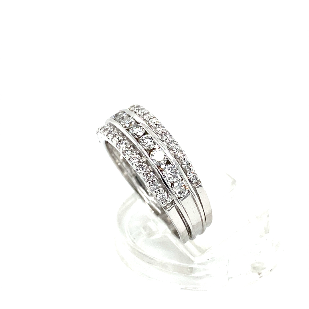 White Gold 1.03ct Natural Diamond Ring - Image 3