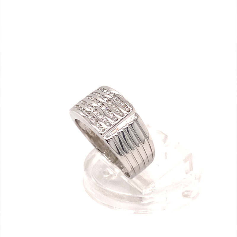 White Gold Natural Diamond Ring