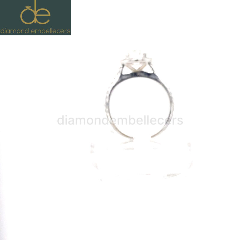 GIA Certified White Gold 1.02ct Natural Diamond Ring