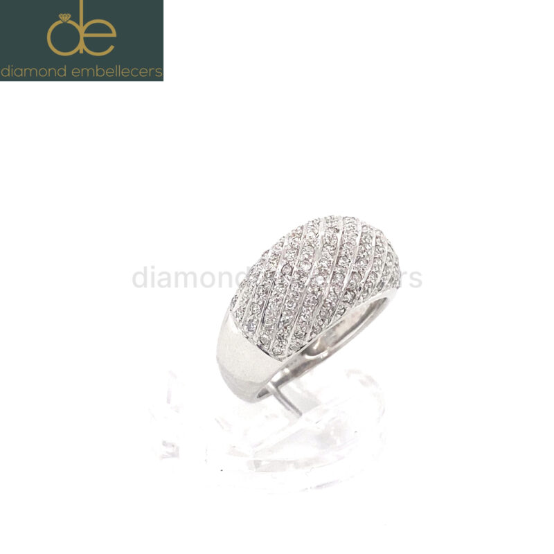 White Gold 0.53ct Natural Diamond Ring