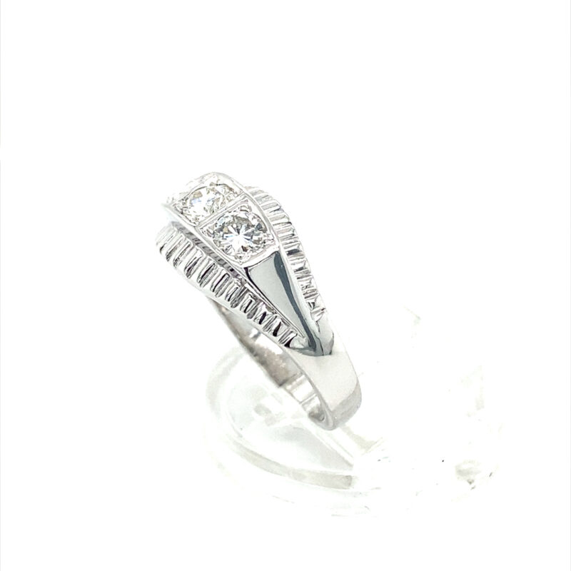 White Gold 0.70ct Natural Diamond Ring