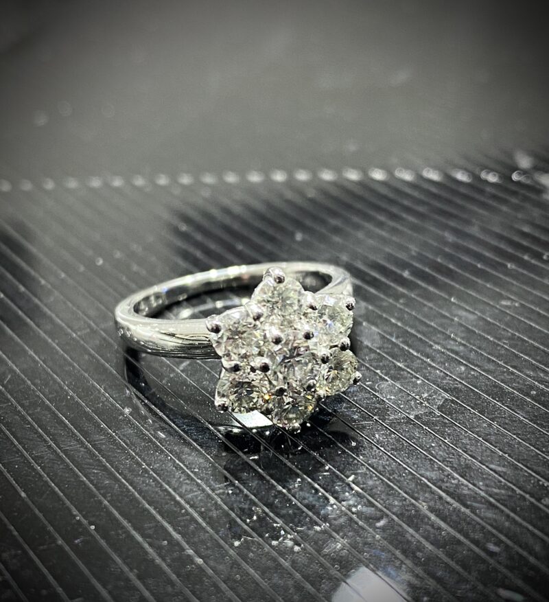 White Gold Natural Diamond Ring