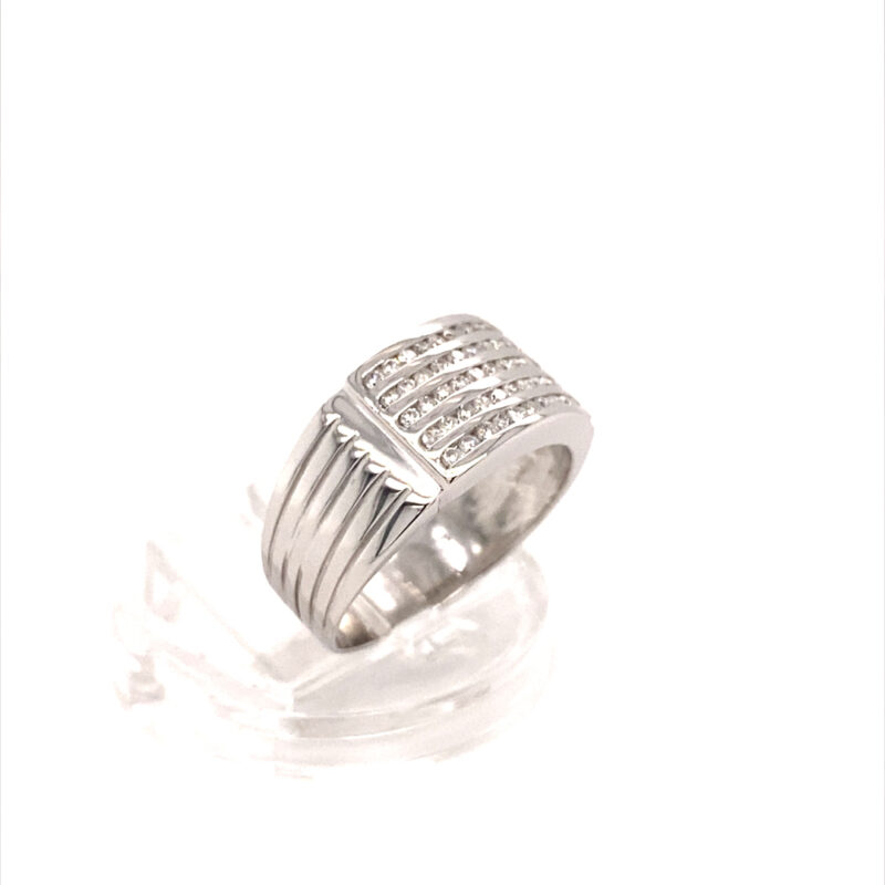 White Gold Natural Diamond Ring