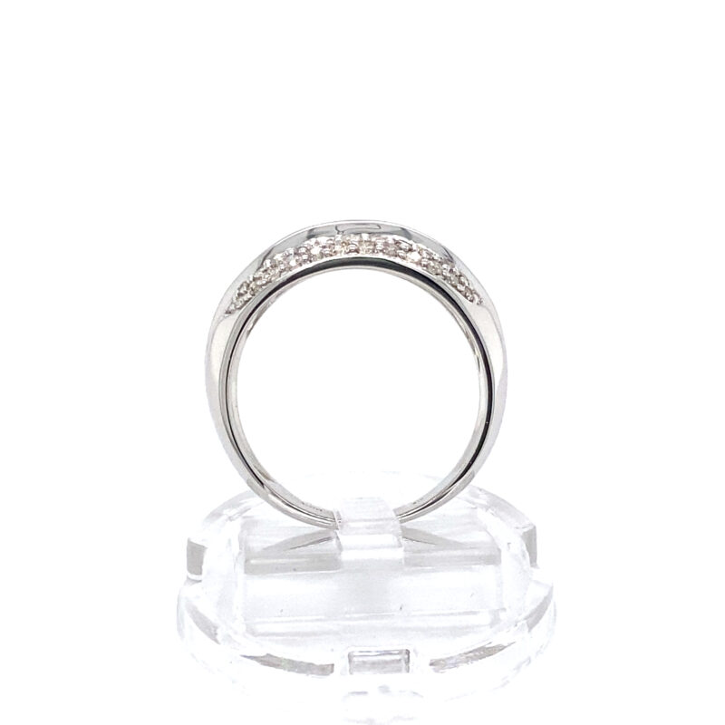 White Gold 1ct Natural Diamond Ring