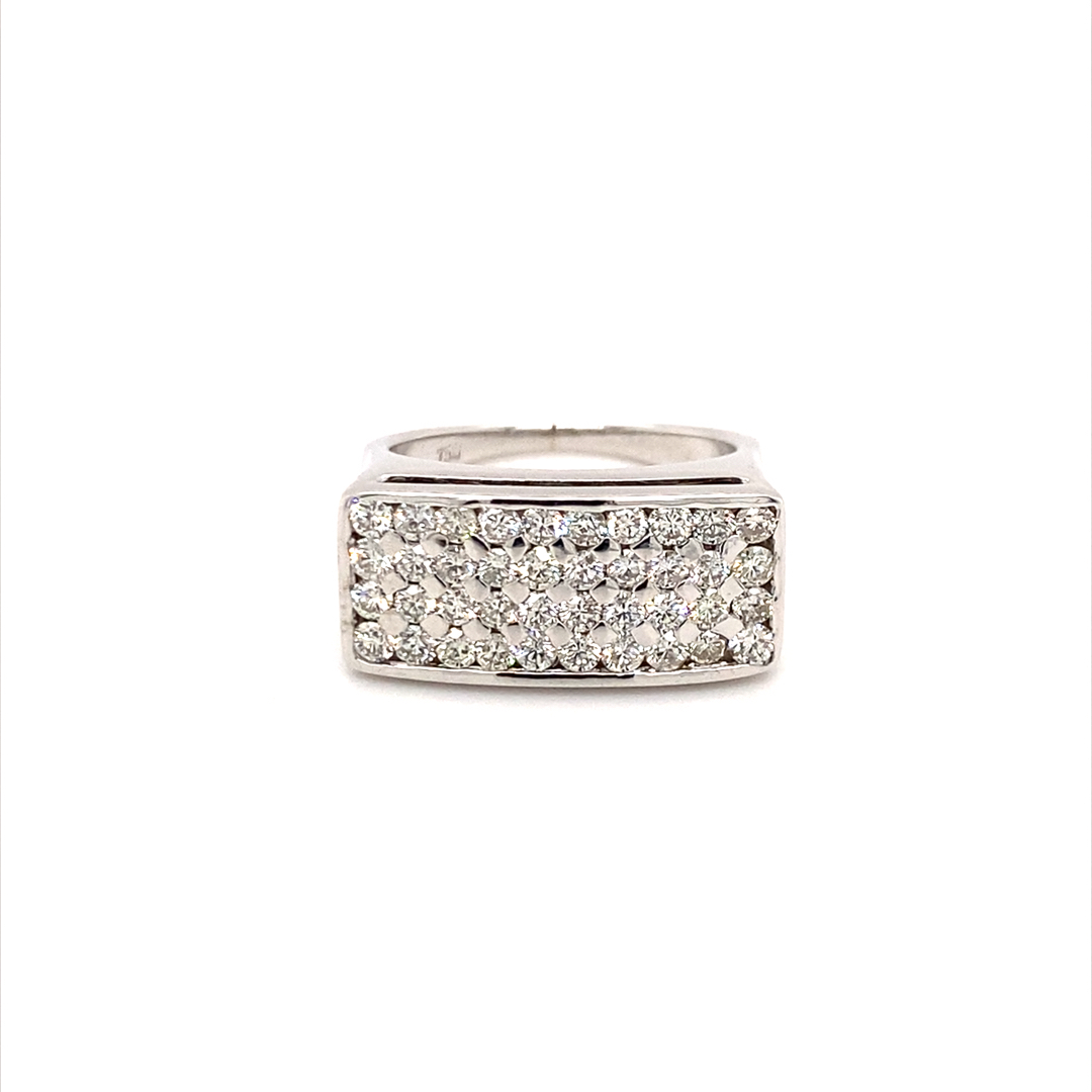 18K White Gold 1.2ct Natural Diamond Ring - Image 5