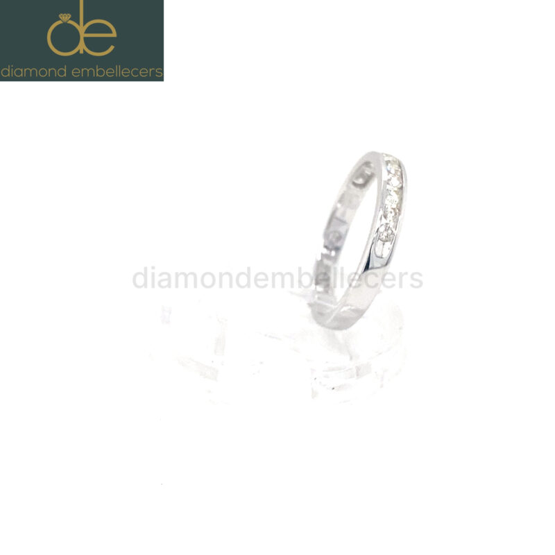 18K White Gold 0.25ct Natural Diamond Ring