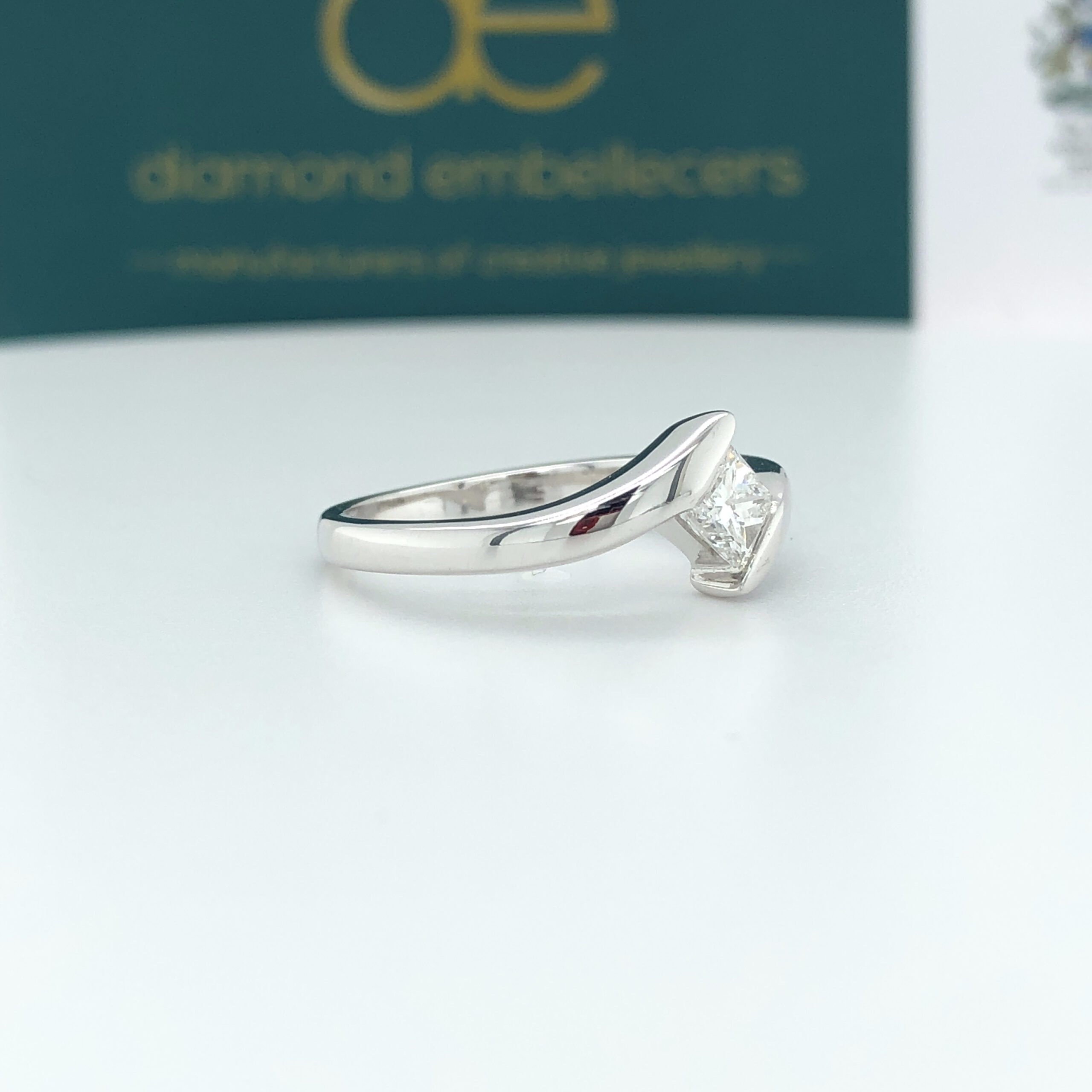 18K White Gold 0.25ct Natural Diamond Ring - Image 5