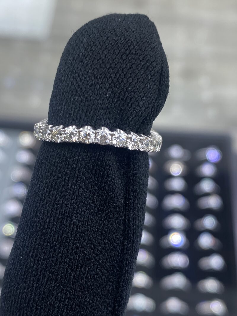 18K White Gold 0.90ct Natural Diamond Ring