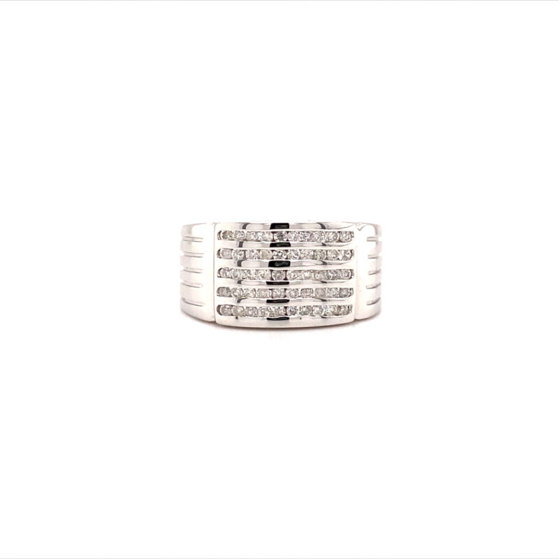 White Gold Natural Diamond Ring