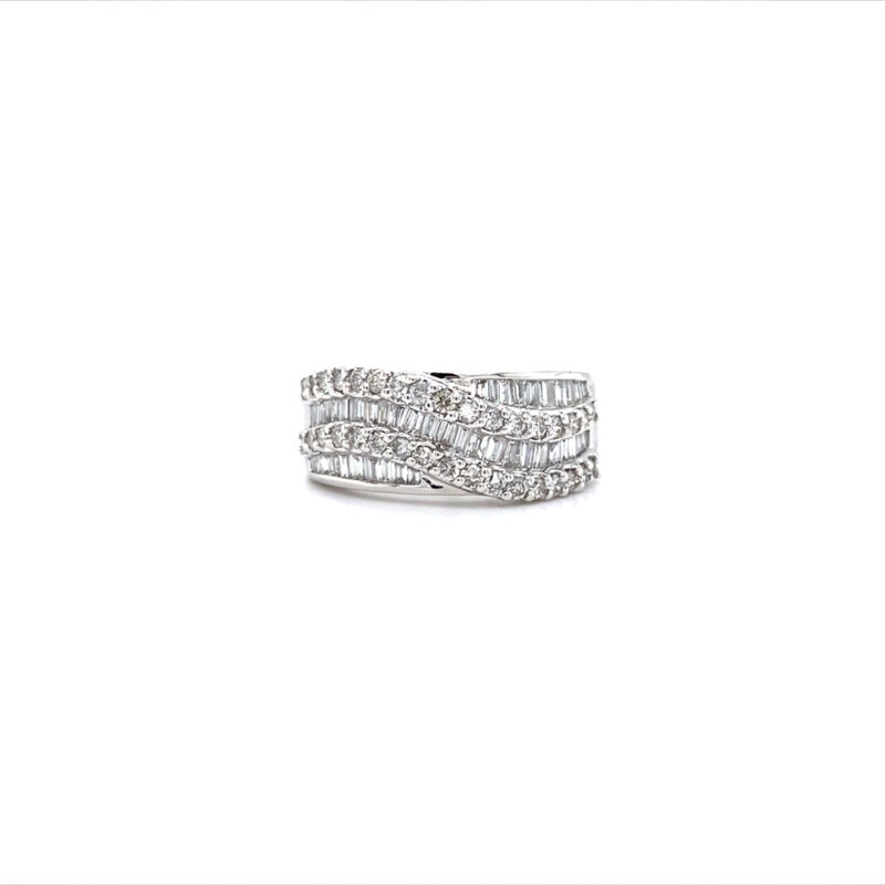 18K White Gold 1.35ct Natural Diamond Ring