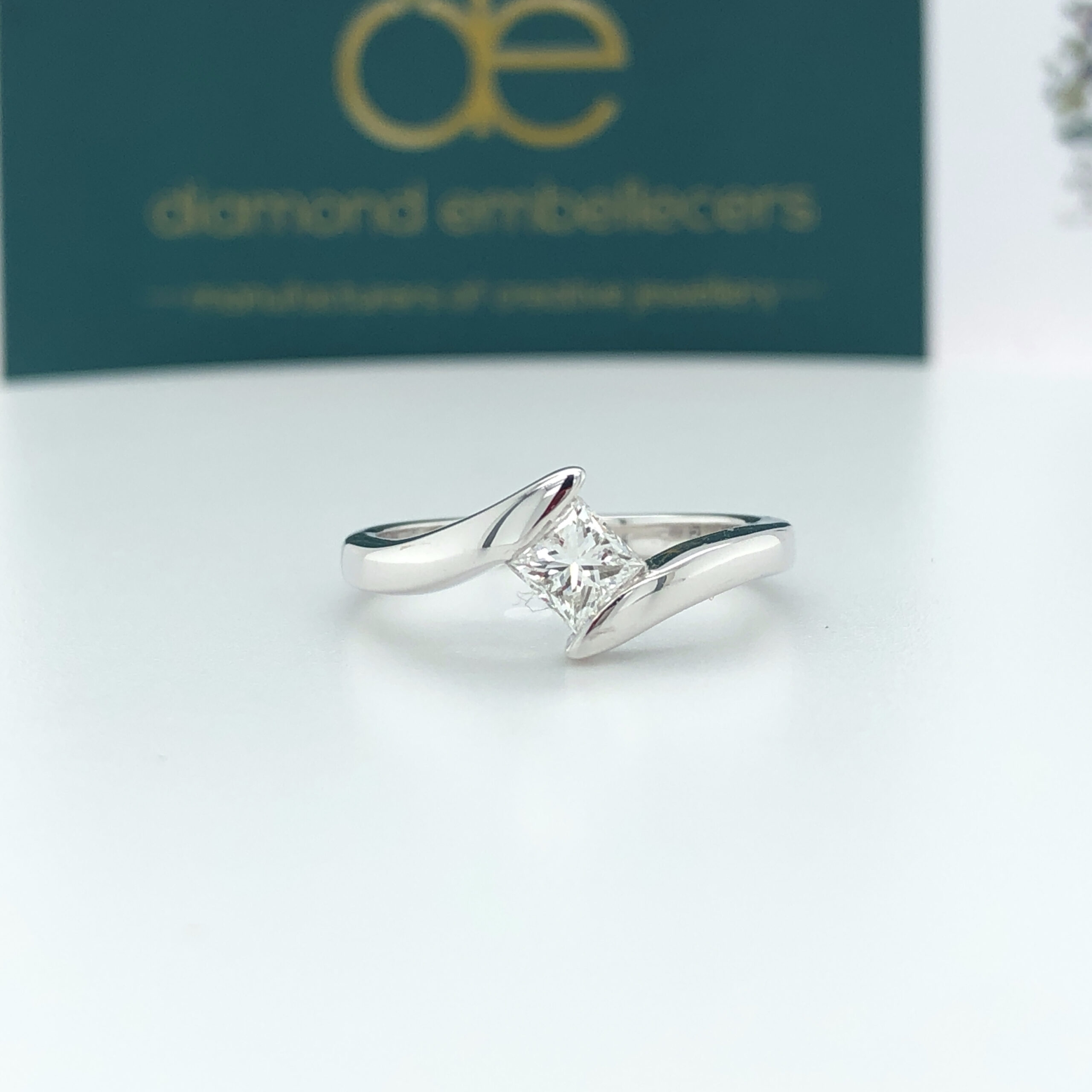 18K White Gold 0.25ct Natural Diamond Ring - Image 6