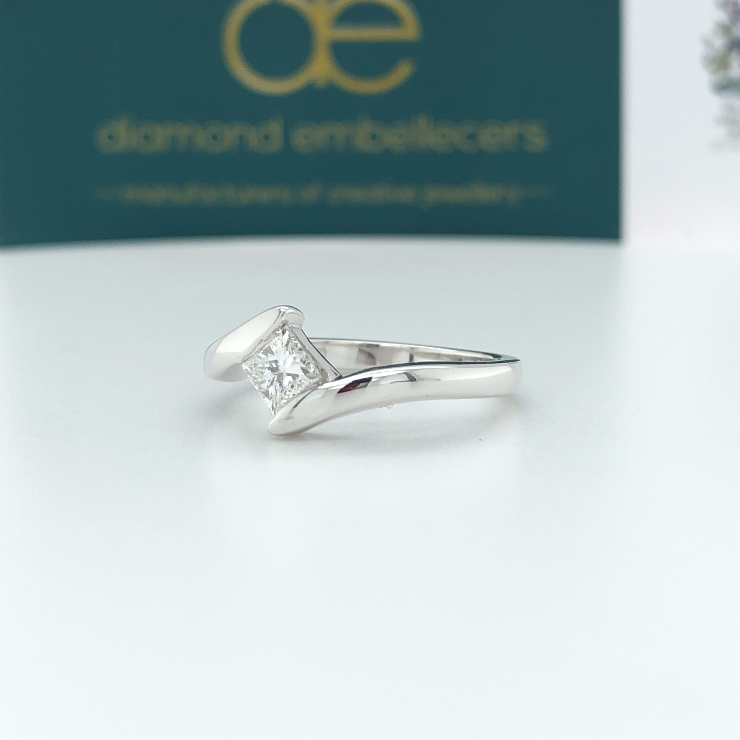 18K White Gold 0.25ct Natural Diamond Ring - Image 7