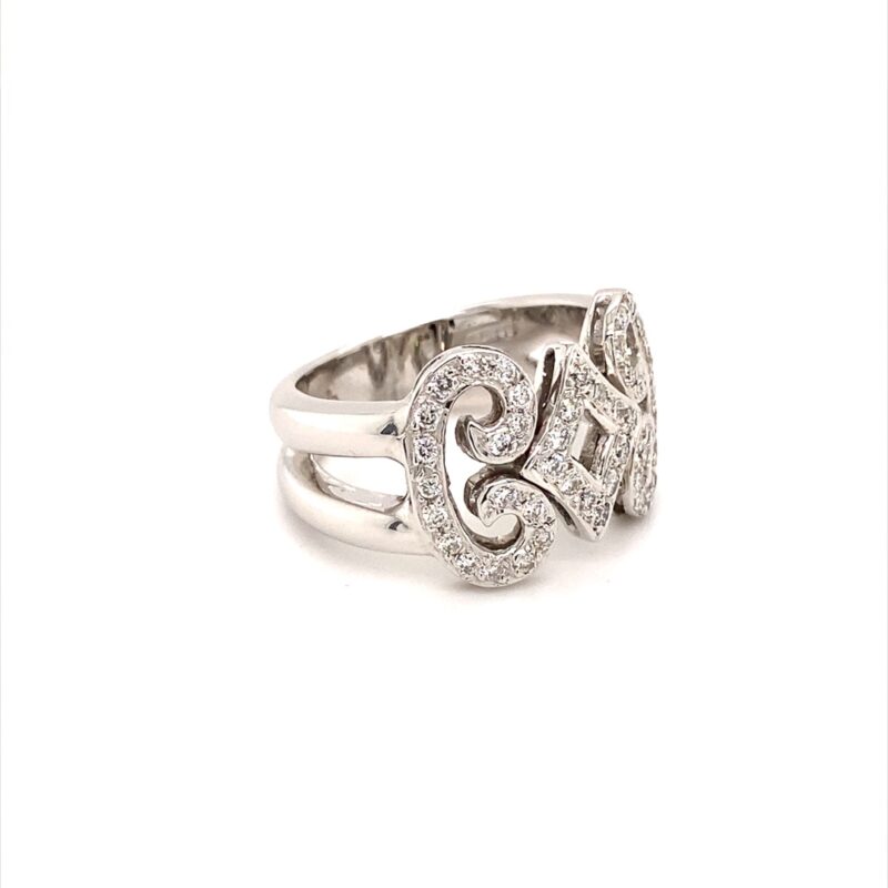 White Gold Natural Diamond Ring