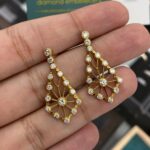 Yellow-Gold-Diamond-Drop-Earrings