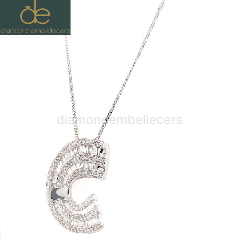 18K Yellow Gold Natural Diamond Pendant