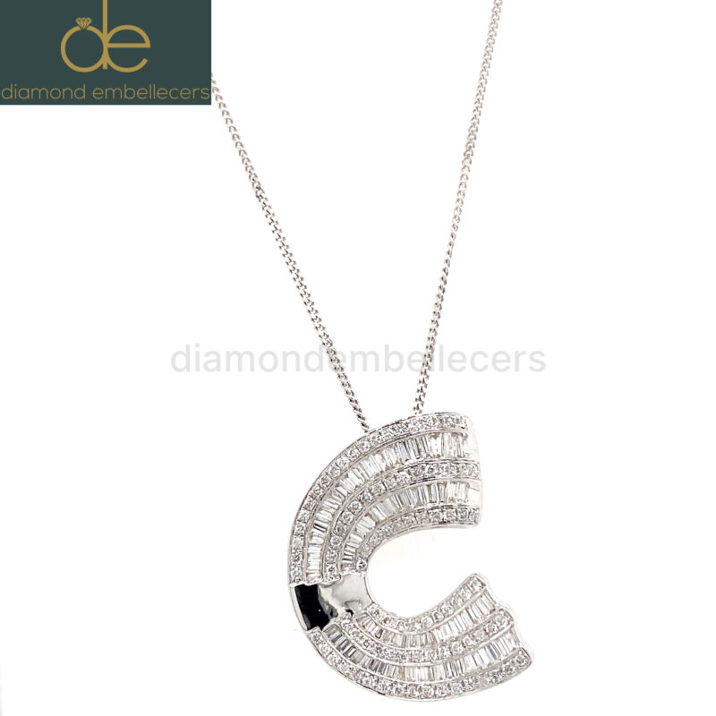 18K Yellow Gold Natural Diamond Pendant