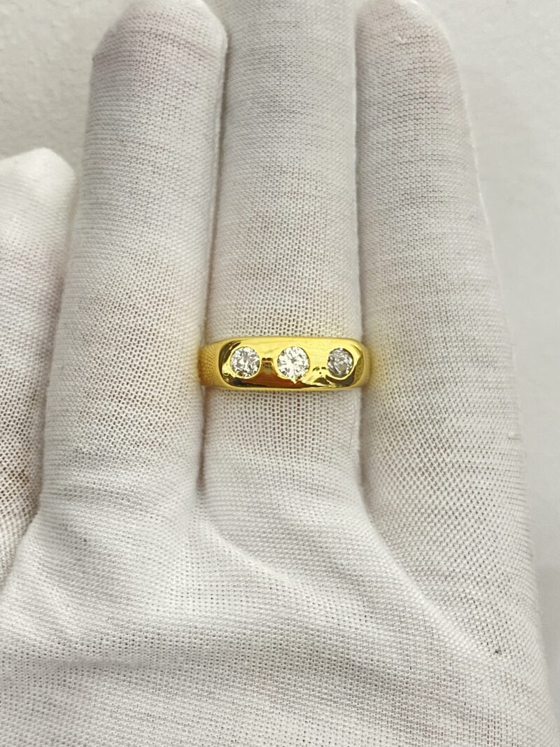 Yellow Gold 0.75ct Natural Diamond Ring