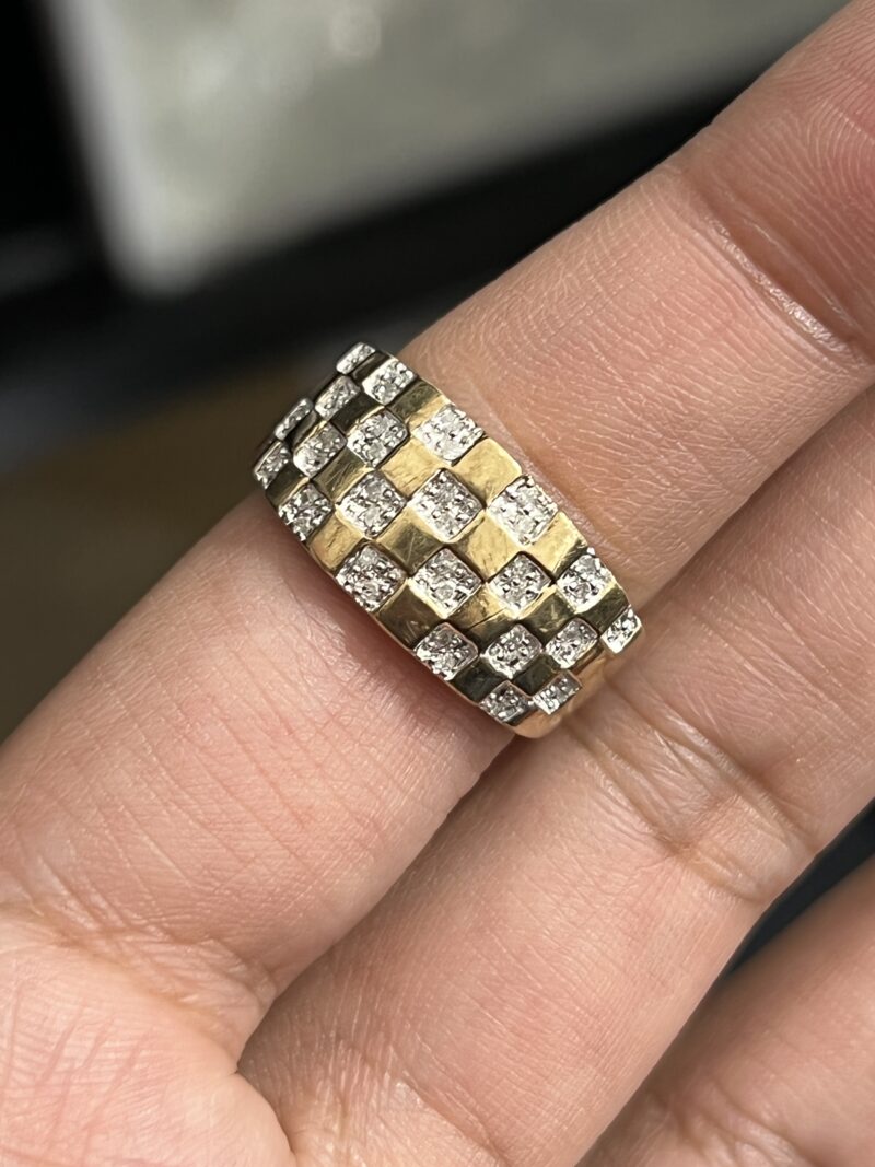 Yellow Gold 0.25ct Natural Diamond Ring