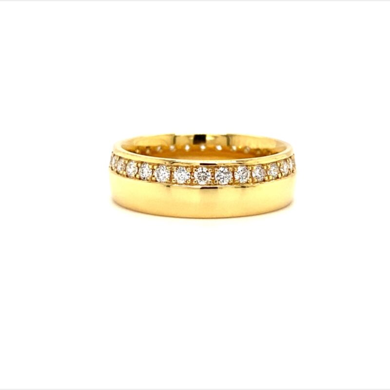 Yellow Gold 0.45ct Natural Diamond Ring