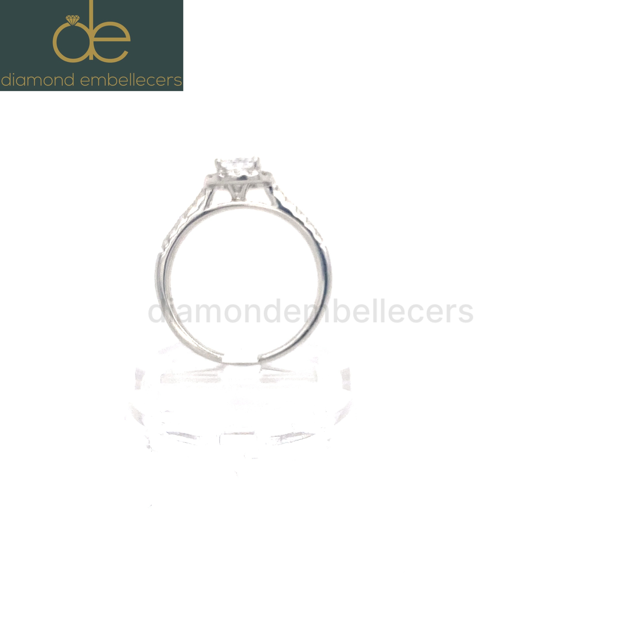 Platinum Natural 0.70ct Diamond Ring - Image 3