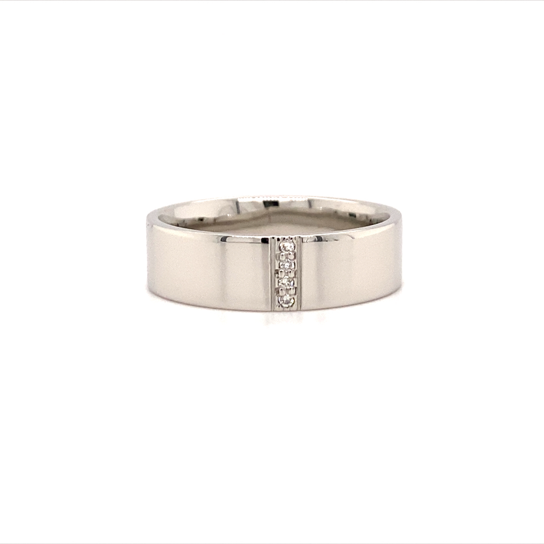 Platinum Natural Diamond Ring - Image 6
