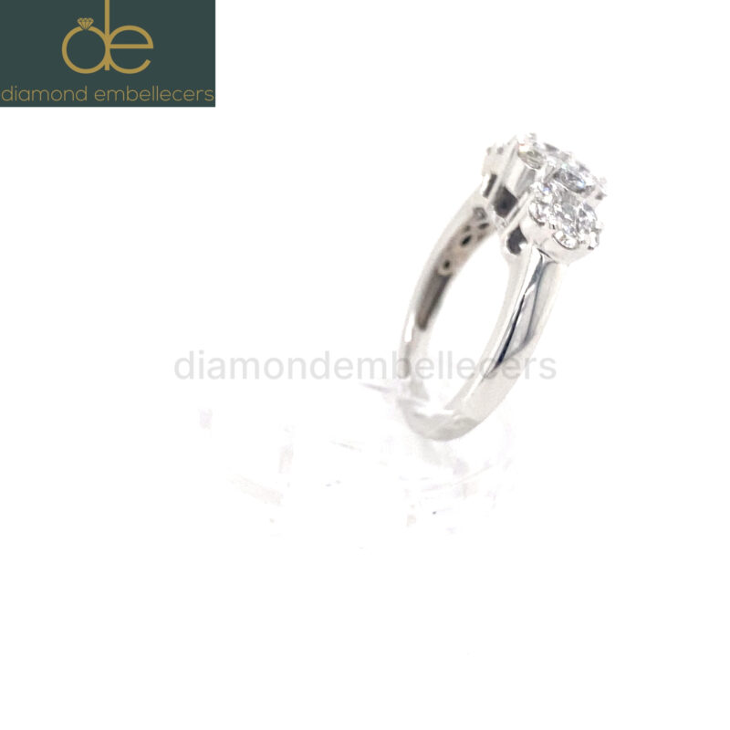 White Gold Natural Diamond Ring