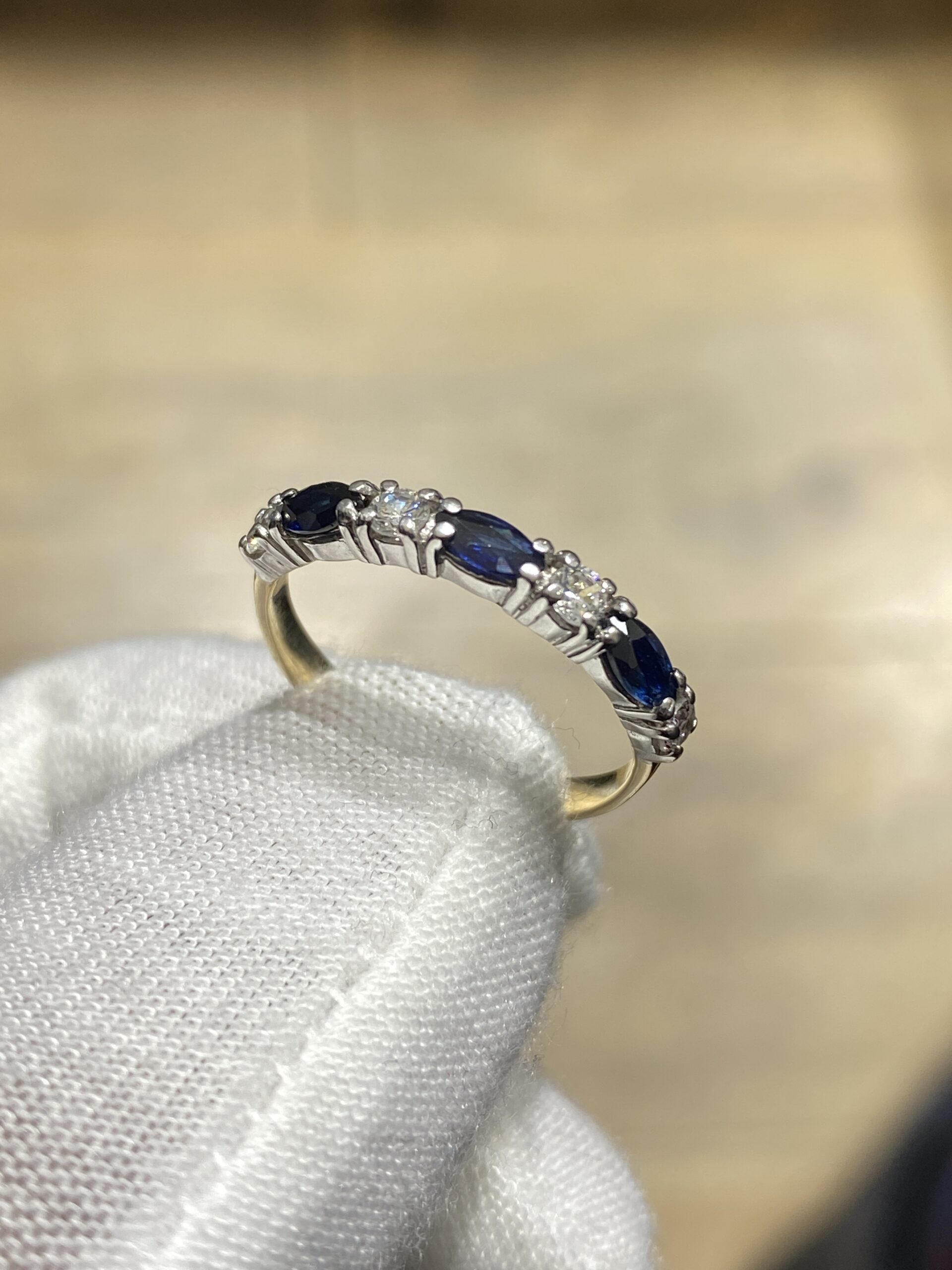 Yellow Gold Natural Diamond Ring - Image 3