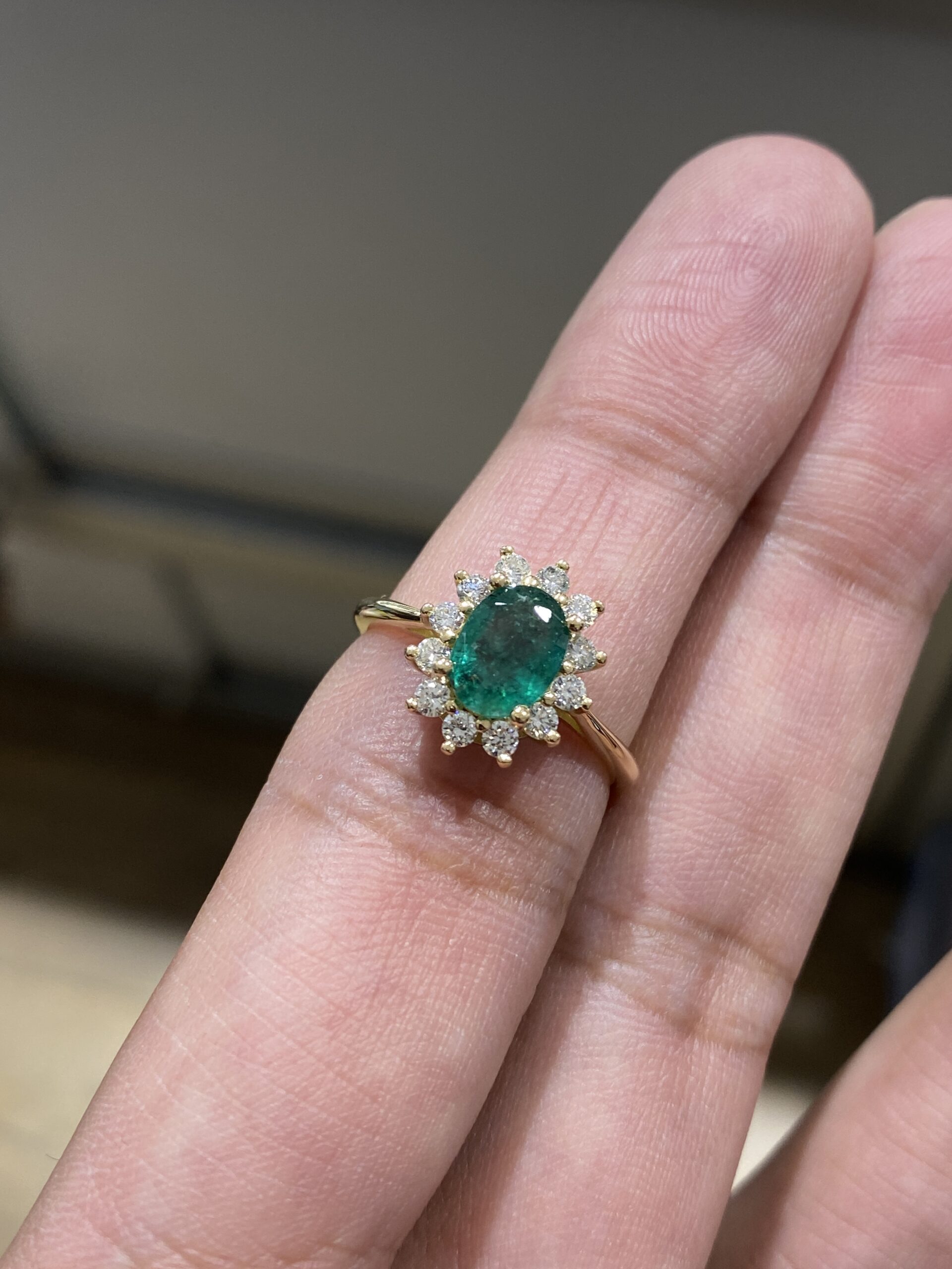 18K Yellow Gold 1.13ct Natural Diamond Ring - Image 2