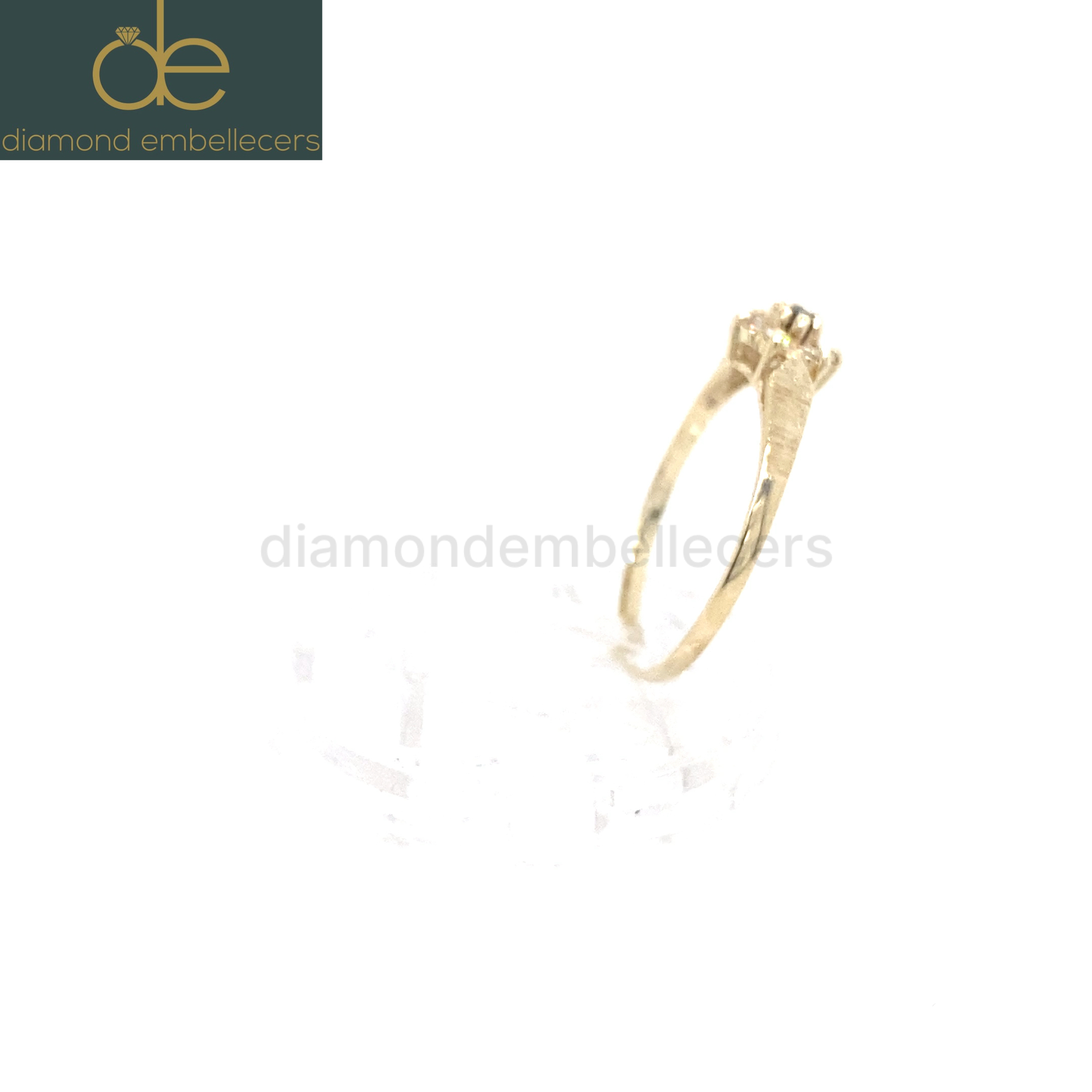 Yellow Gold Natural Diamond Ring - Image 3