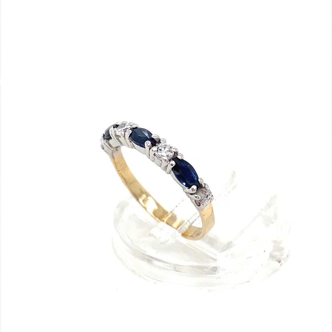 Yellow Gold Natural Diamond Ring - Image 4