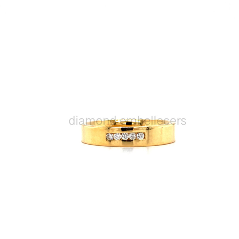 18K Yellow Gold Natural Diamond Ring