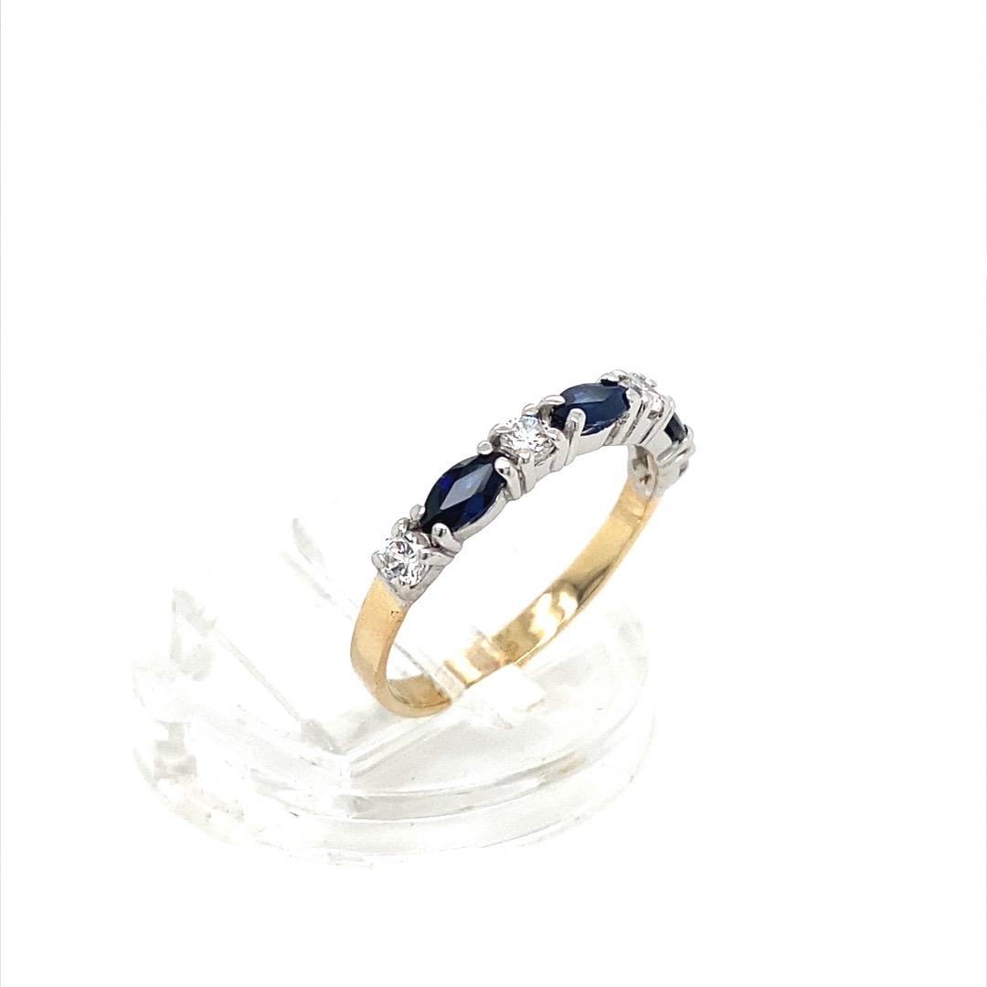 Yellow Gold Natural Diamond Ring - Image 5