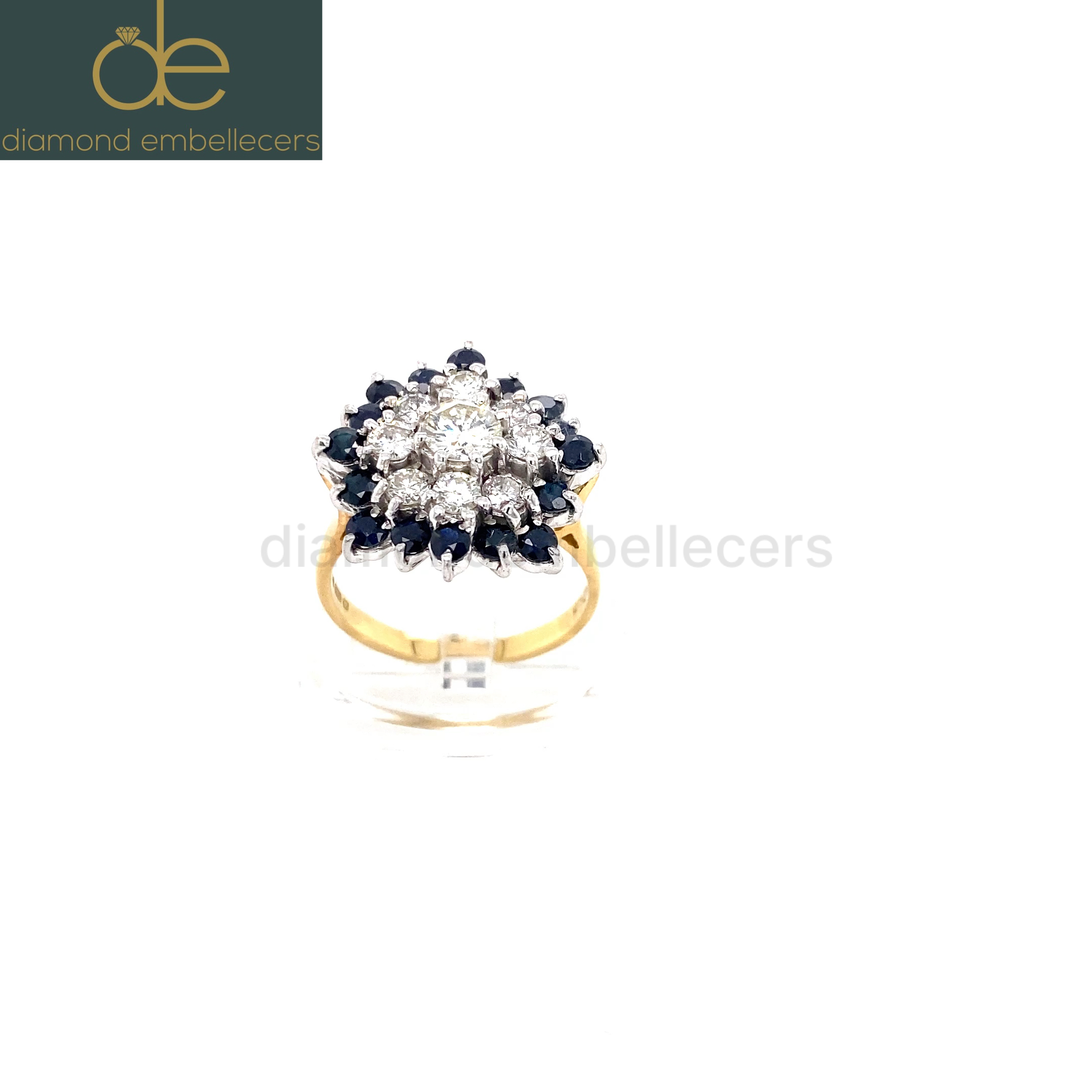 White-Gold-Halo-Sapphire-Diamond-Ring