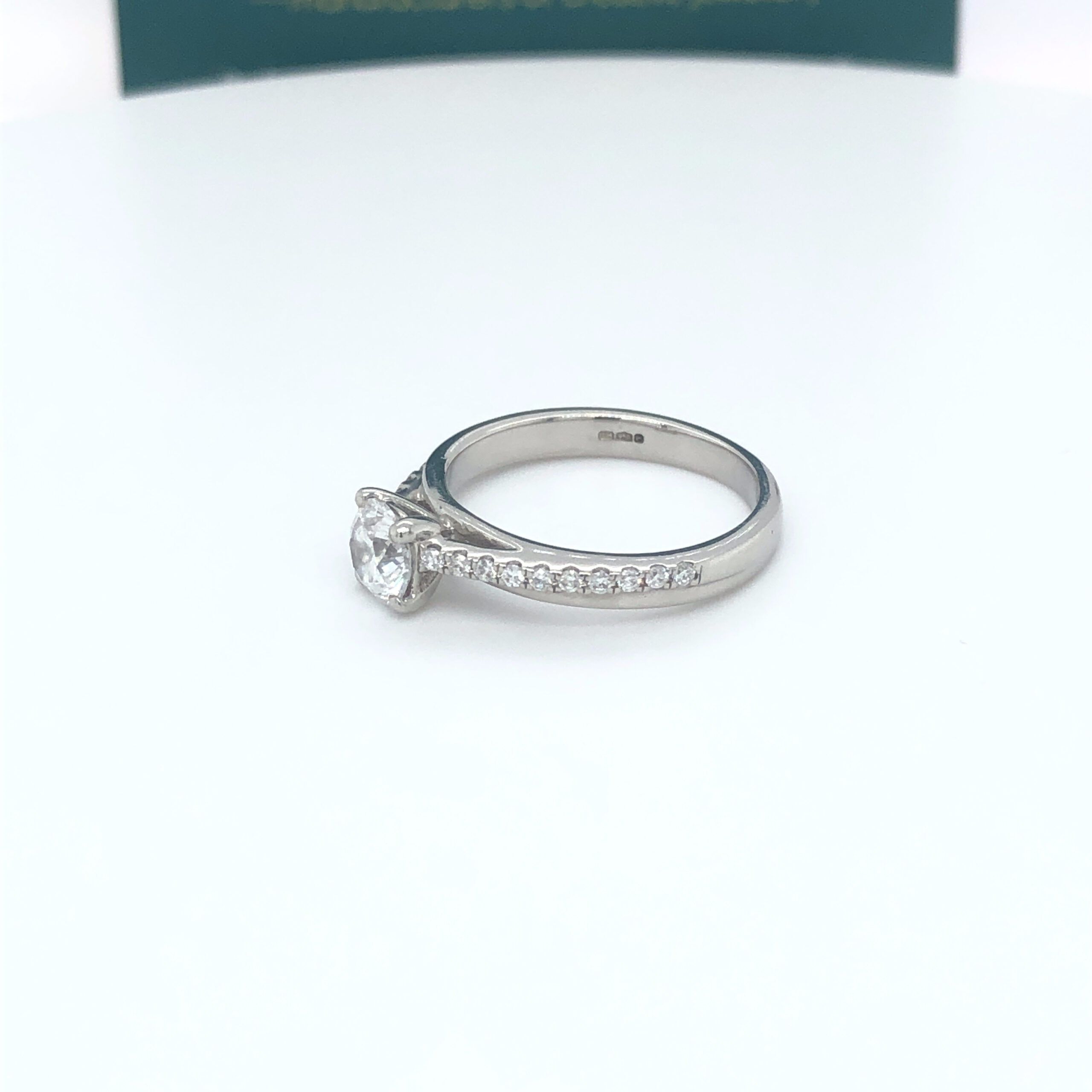 Platinum Natural 0.75ct Diamond Ring - Image 3