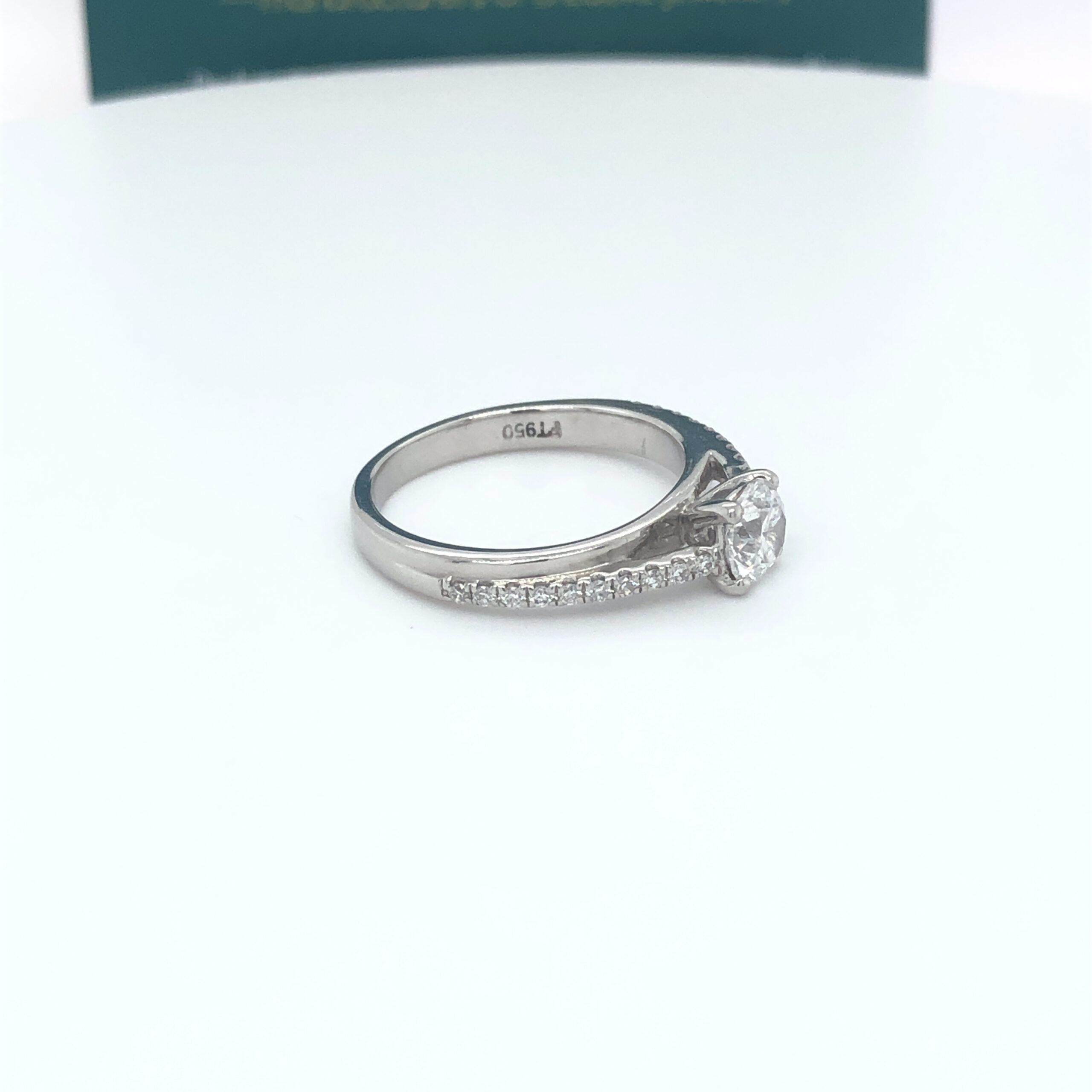 Platinum Natural 0.75ct Diamond Ring - Image 4