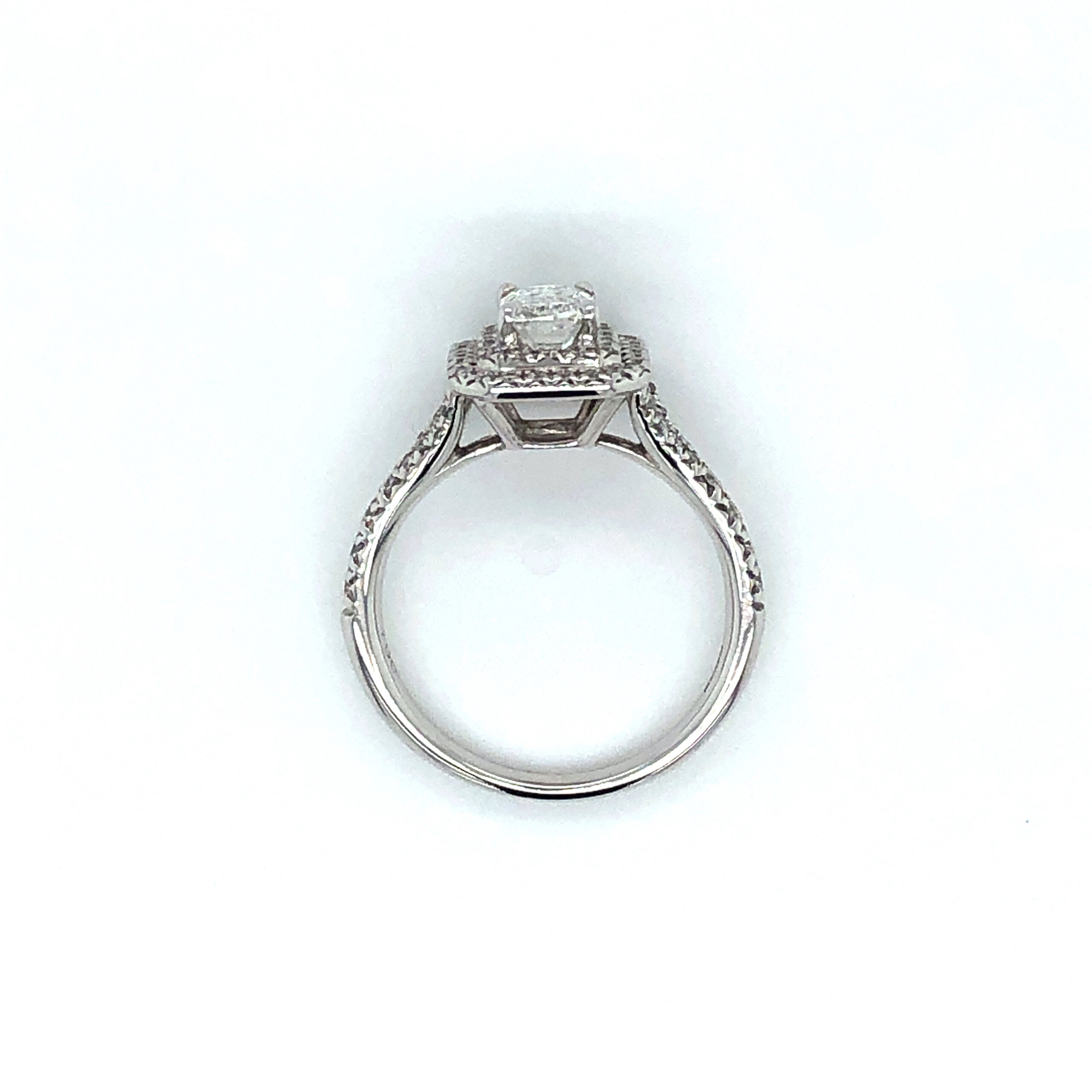 GIA Certified 18K White Gold 1.2ct Natural Diamond Ring - Image 3