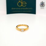White-Gold-Natural Solitaire-Diamond-Ring
