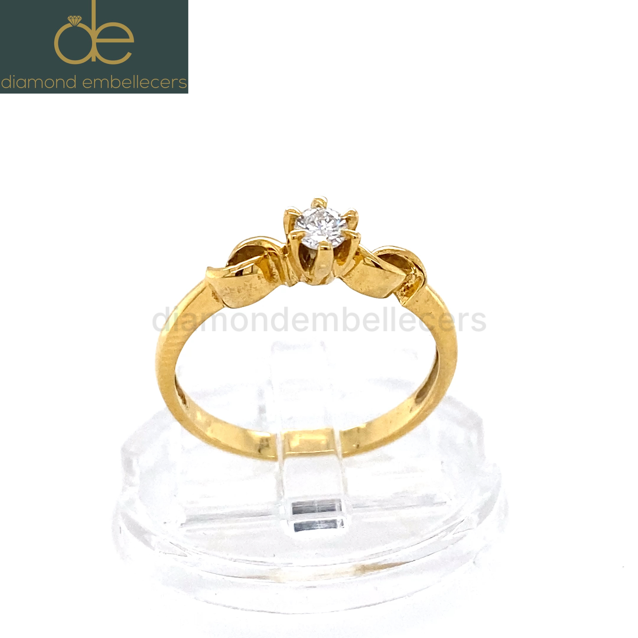 Yellow Gold Natural Diamond Ring